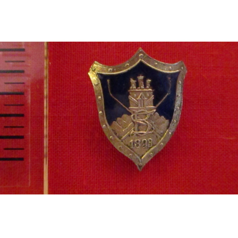 Rare Antique Bergen Skiklubb emblem from 1893