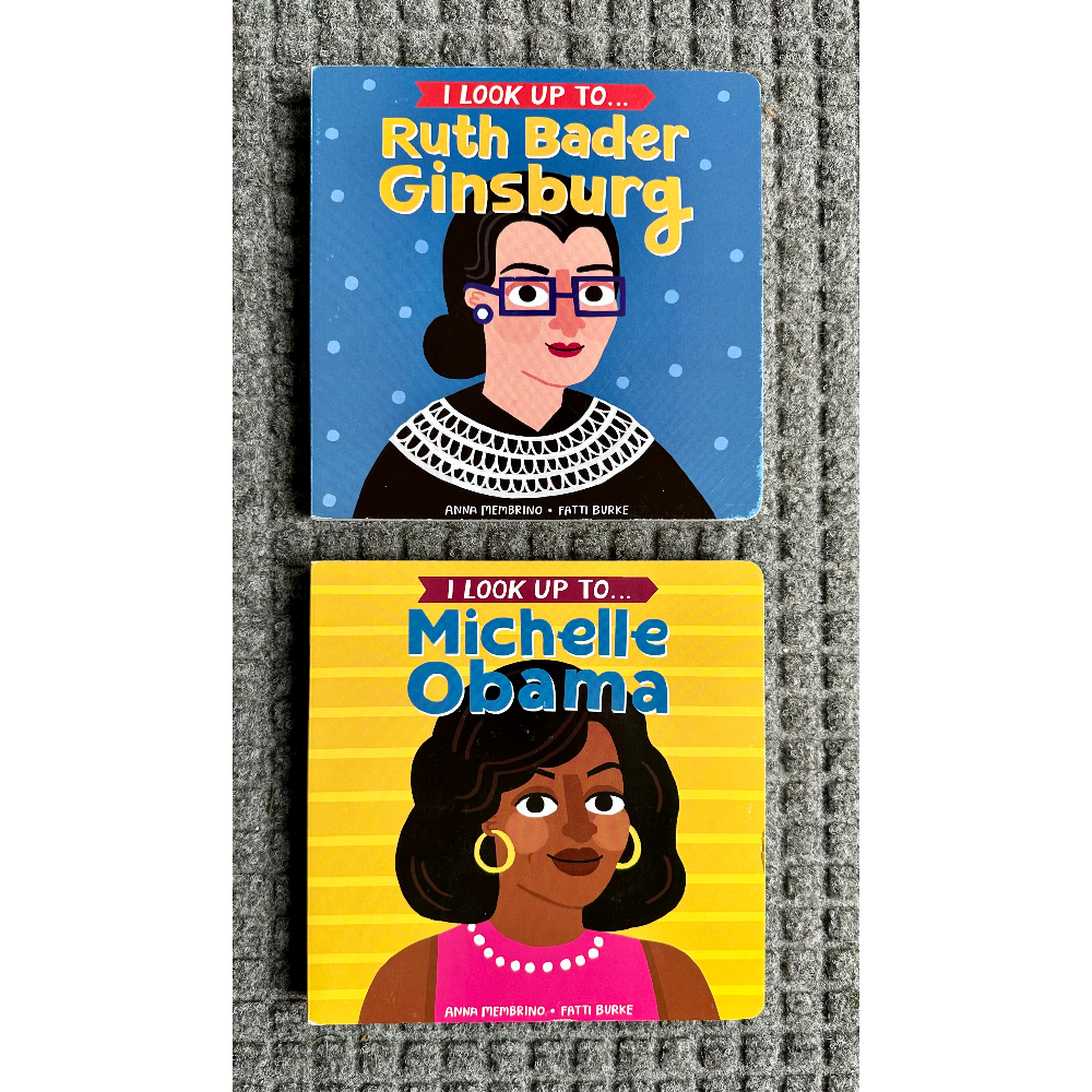 Books - I Look Up To Ruth Ginsburg & I Look Up to Michelle Obama 