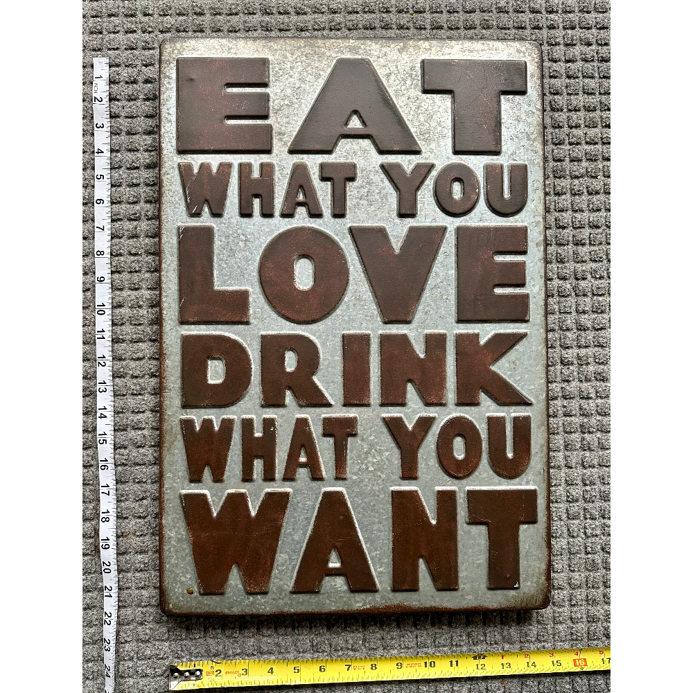 Wall Art - Eat What You Love Love What You Eat