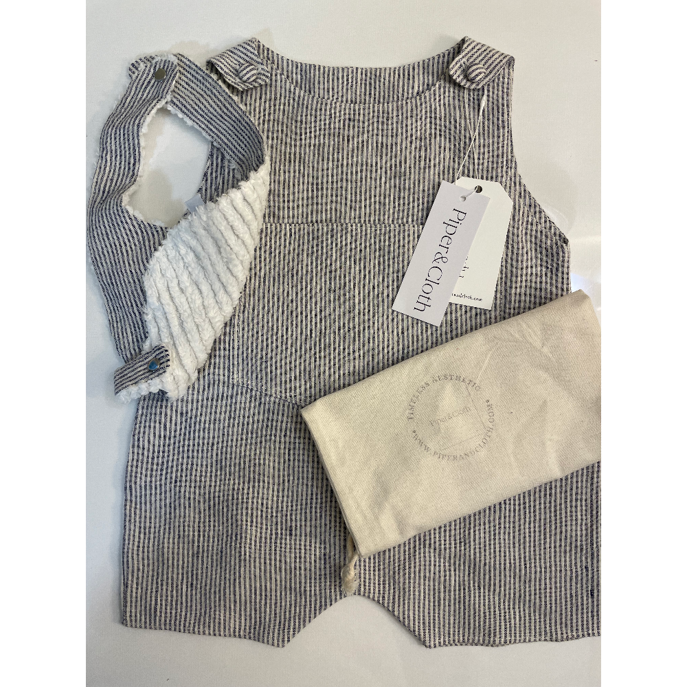 Piper & Cloth Jumper & Bib for Newborn - 100% Linen