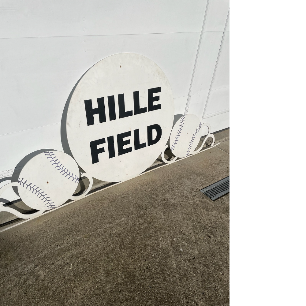 Hille Baseball Sign