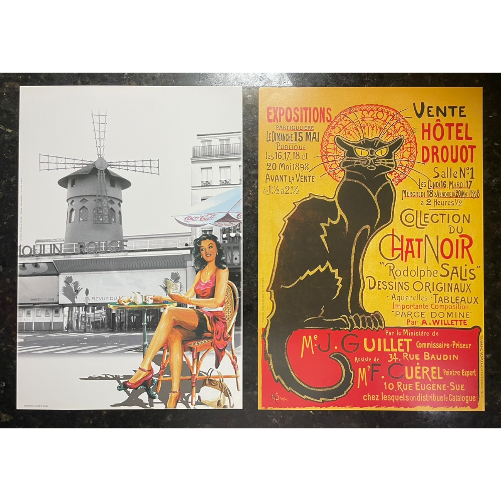 2 posters from Paris 