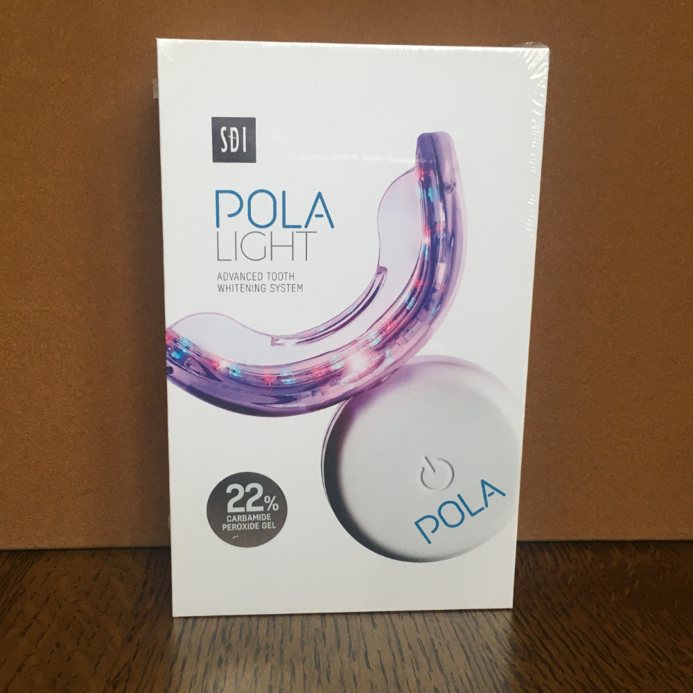 Pola Light advance tooth whitening system donated by Greenwood Park Dentistry