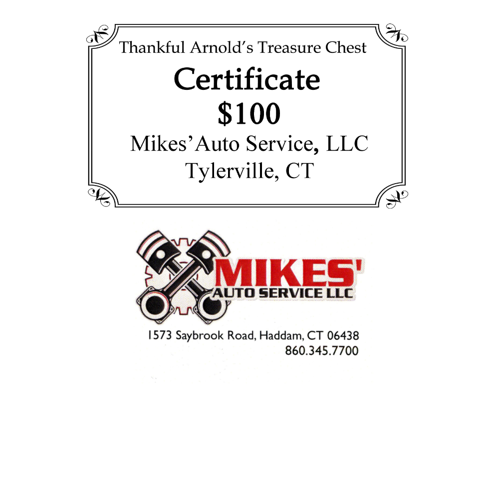 $100 Gift Certificate ~ Mike’s Auto Service 