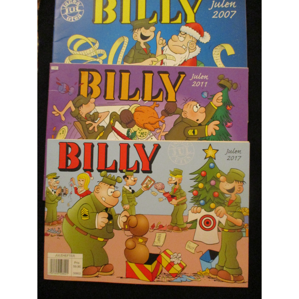 Billy (Beetle Bailey) julen comic edition, 2007, 2011, 2017