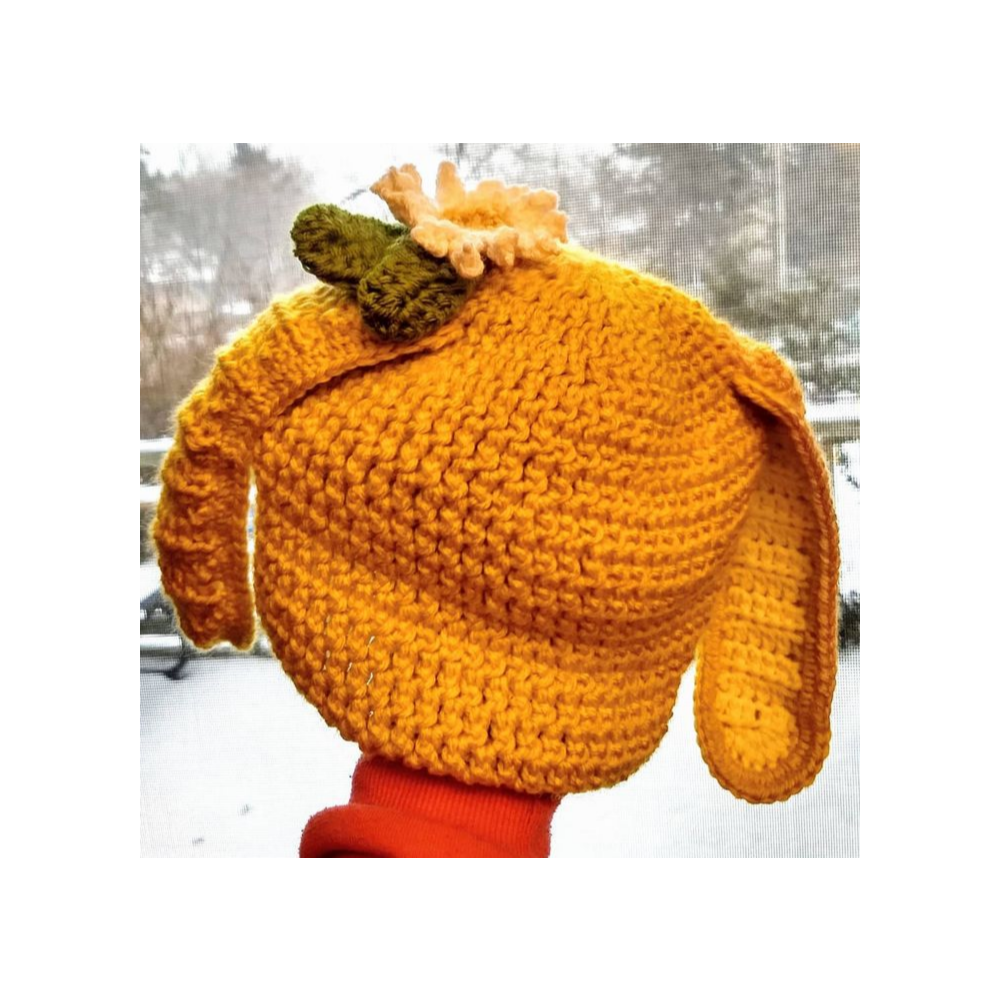 Custom crochet animal hat from Cozy Kitty Crafts