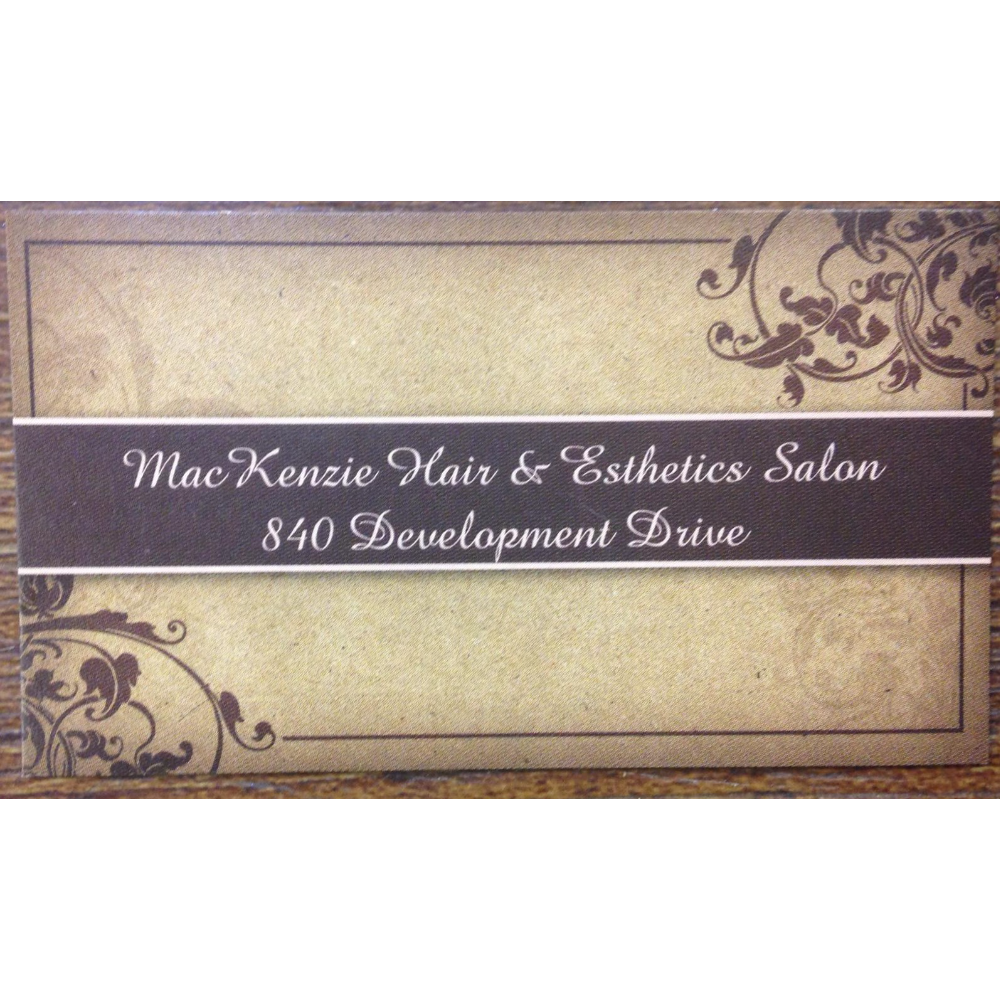 $150 gift certificate redeemable for hair service only donated by Mackenzie Hair and Esthetics