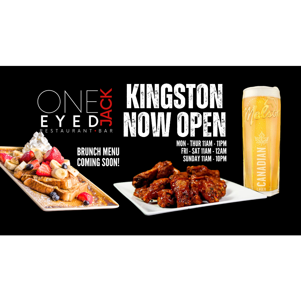 $100 Gift card donated by One Eyed Jack Restaurant and Bar Kingston