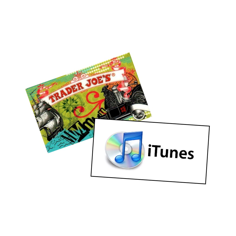 $50 Trader Joes Gift Card & $15 iTunes Gift Card