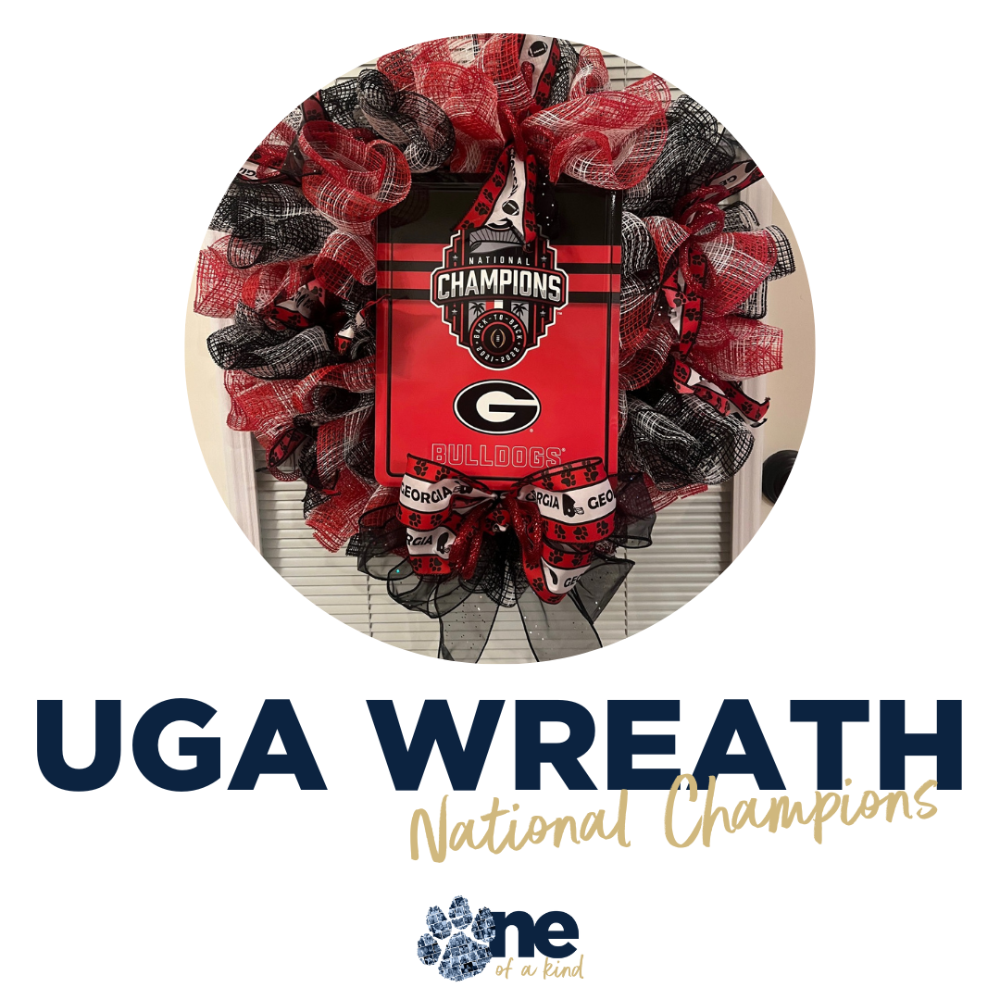 UGA National Championship Door Wreath
