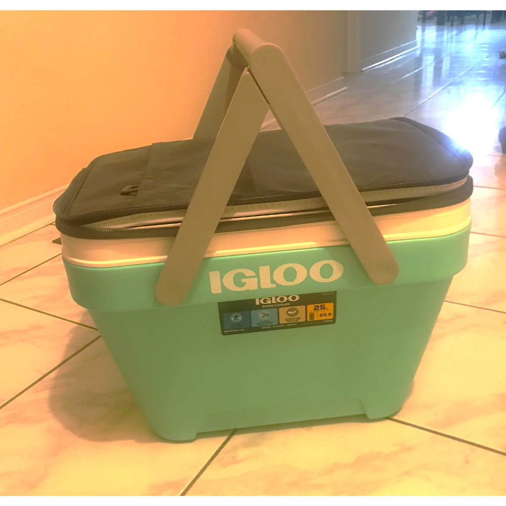 IGLOO Picnic Cooker Box, 25 QT (23.6 liters) 