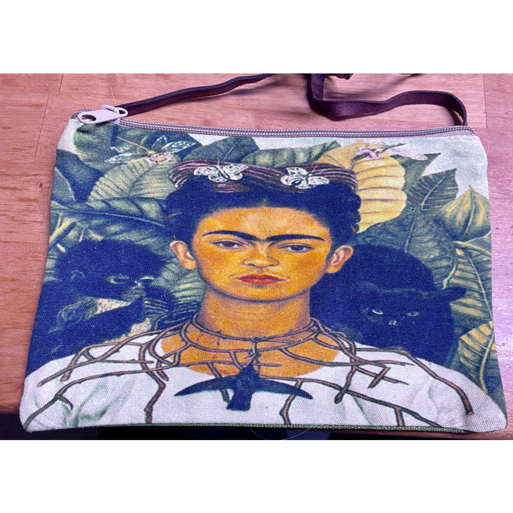 Frida Kahlo w/ Monkey Sling Bag #2