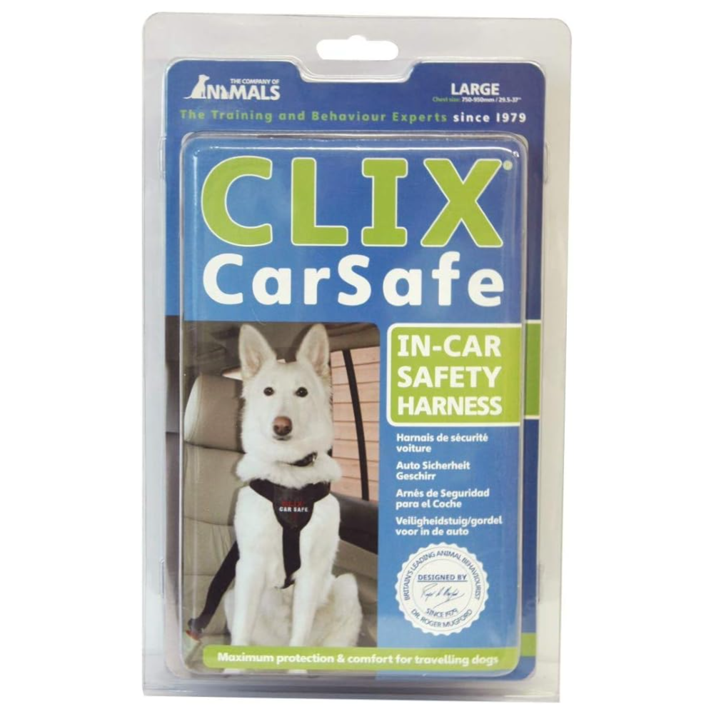 CLIX Carsafe Dog harness for the car, Large