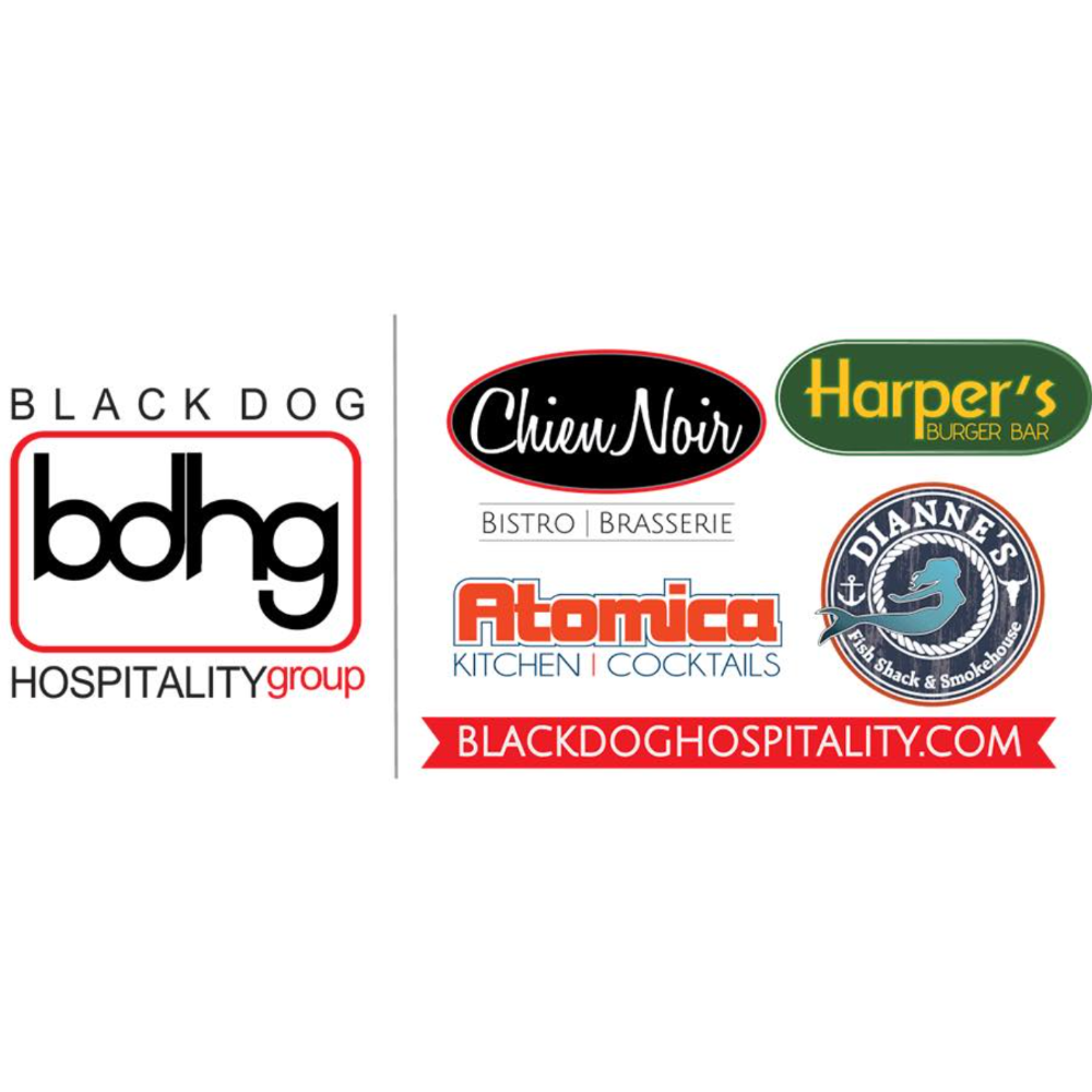 $50 gift certificate for Black Dog Hospitality Group donated by a proud Rotarian